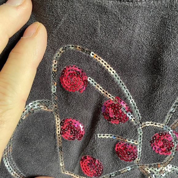 Zara Kids Disney Minnie Mouse Velour Zip Up‎ Mock Neck Jacket Size 9-10 - Picture 5 of 10